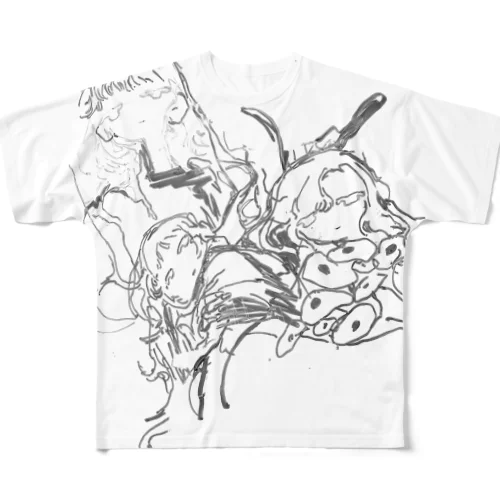 ううう All-Over Print T-Shirt