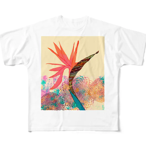 ストレリチア All-Over Print T-Shirt