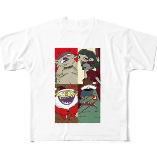 神無子 All-Over Print T-Shirt