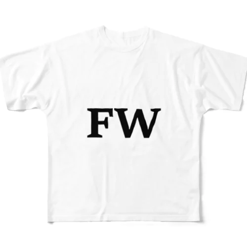 フォワード（FW）（パワーワードシリーズ010） フルグラフィックTシャツ