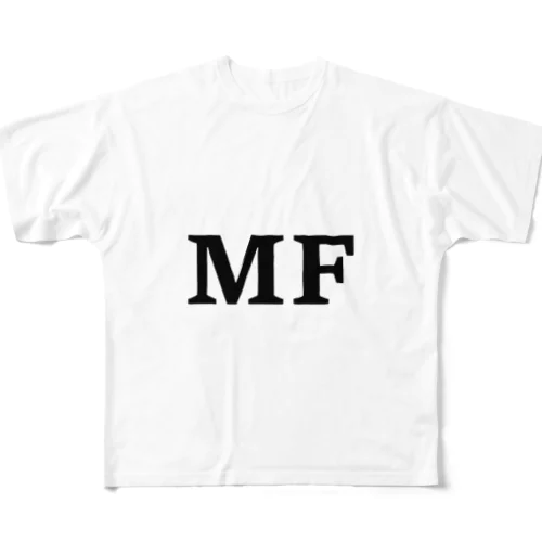 ミッドフィールダー（ＭＦ）（パワーワードシリーズ012） All-Over Print T-Shirt