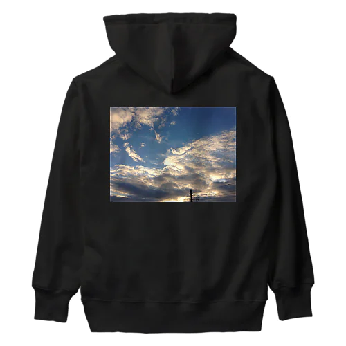 Holy Girl with Wings Heavyweight Hoodie