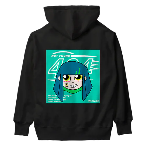 404 girl 001 Heavyweight Hoodie