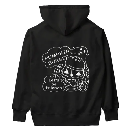 バックプリント Gz かぼちゃバーガーＢ Heavyweight Hoodie