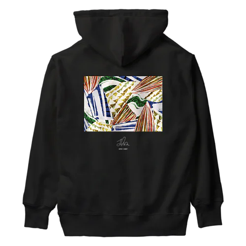 Shion : " 向日葵の種を食べながら " Heavyweight Hoodie