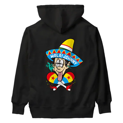   HOLA! JOHNNY with MARACAS Heavyweight Hoodie