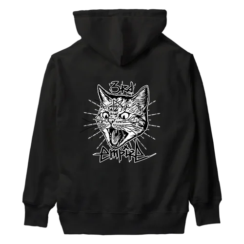 Cat Hiss Fever (+Logo) Heavyweight Hoodie