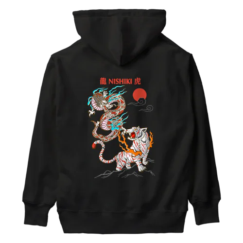 【バックプリント】錦の龍と虎 Heavyweight Hoodie