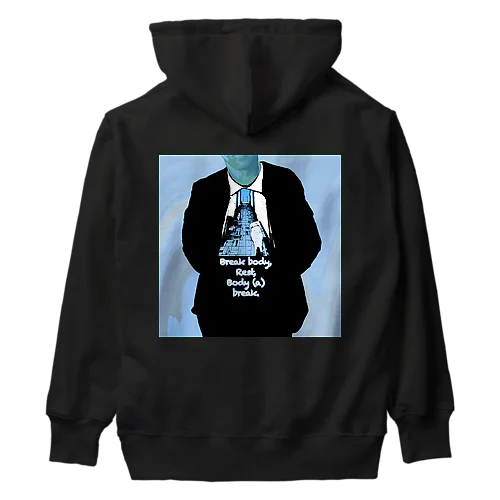 Break Body,Rest,Body (a) break. Heavyweight Hoodie