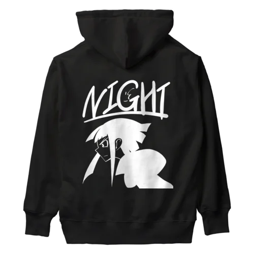 夜を駆ける少女 Heavyweight Hoodie