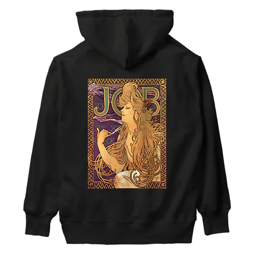 Alphonse Mucha - JOB Heavyweight Hoodie