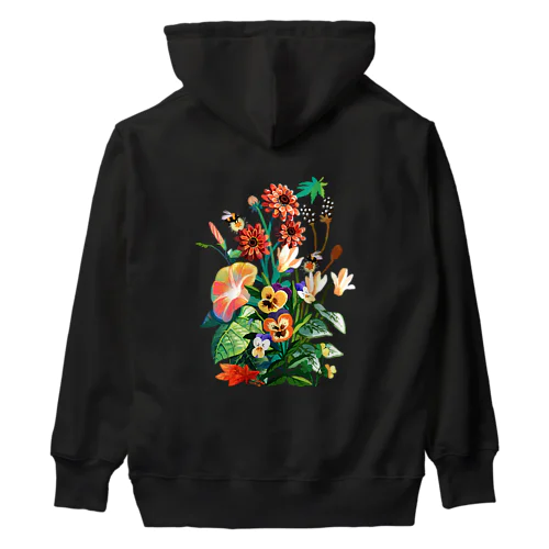 夕暮れの花畑 Heavyweight Hoodie