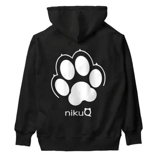 肉球をモチーフにしたオリジナルブランド「nikuQ」（犬タイプ）です Heavyweight Hoodie