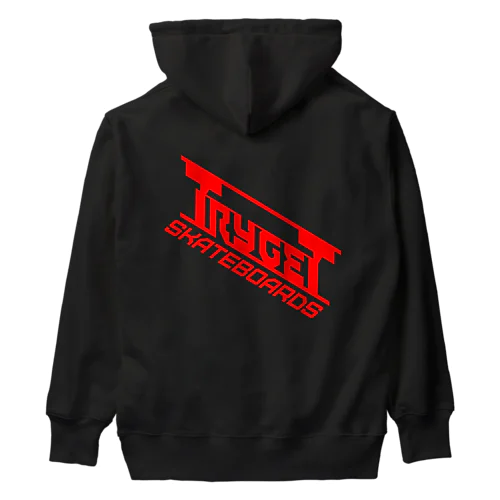 TRYGET 黒　Ver2 Heavyweight Hoodie