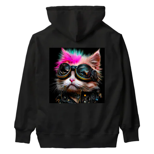 Perfectly Punk Cats Heavyweight Hoodie