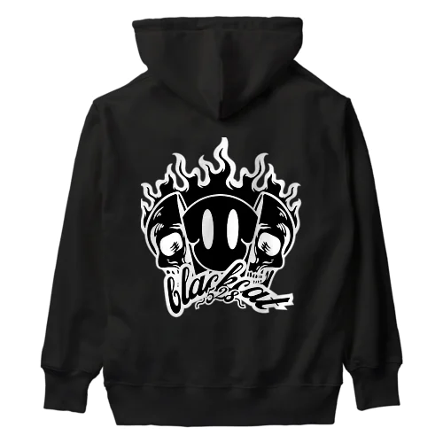 black cat Heavyweight Hoodie