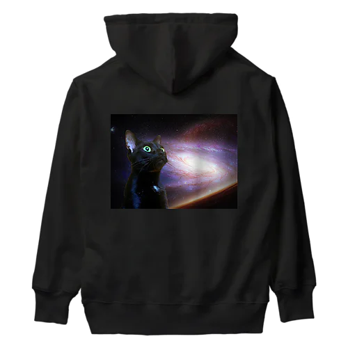 space cat Heavyweight Hoodie