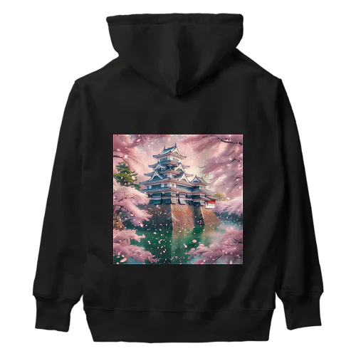 桜にお城 Heavyweight Hoodie