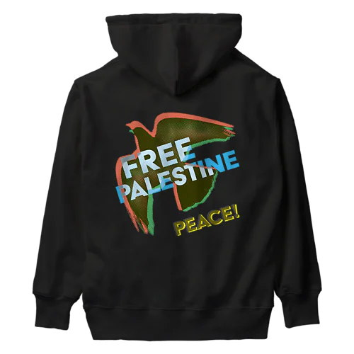 【パレスチナ連帯】PEACE Heavyweight Hoodie