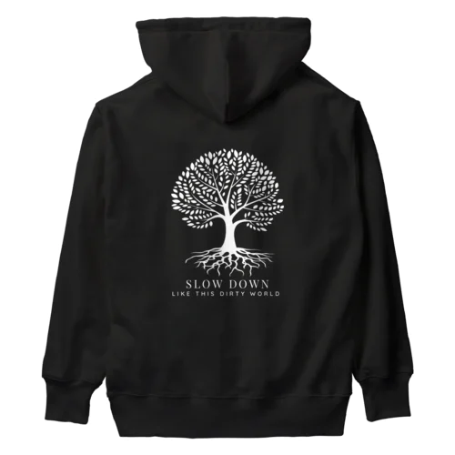 SLOWDoWN big tree WEAR Heavyweight Hoodie