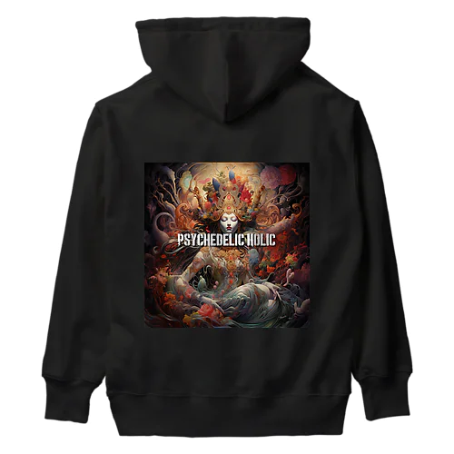 Psychedelic Holic - Indraステッカー Heavyweight Hoodie