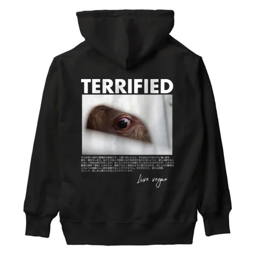 Terrified ヘビーウェイトパーカー