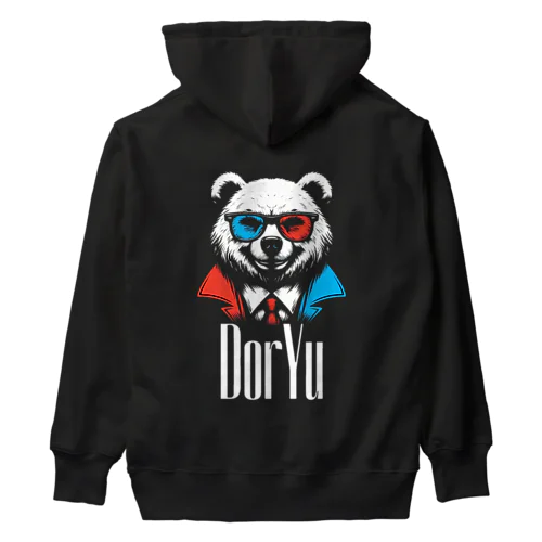 【DorYu】Harley bear Heavyweight Parka(Black) Heavyweight Hoodie