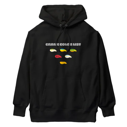 【ブラックバス釣り】クランクカラーTシャツとフーディー【ルアー】 Heavyweight Hoodie