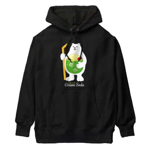 シロクマのクリームソーダのある暮らし Heavyweight Hoodie