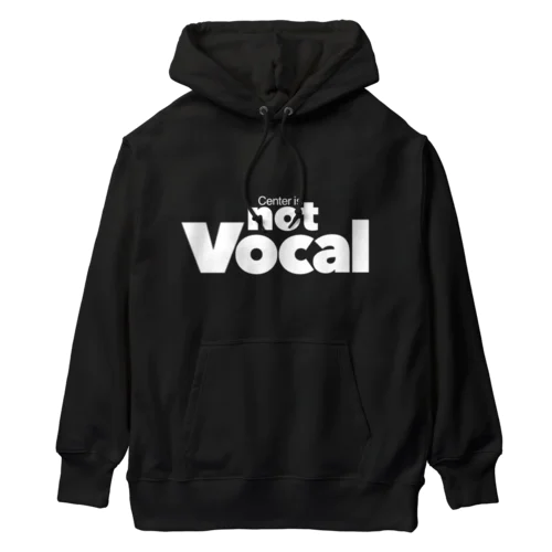 Center is not Vocal(白文字) Heavyweight Hoodie