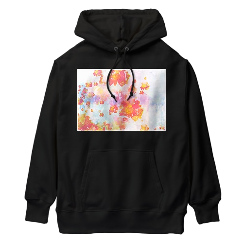 想念を抱えながら見る景色は実際の姿とは異なる(橙) Heavyweight Hoodie
