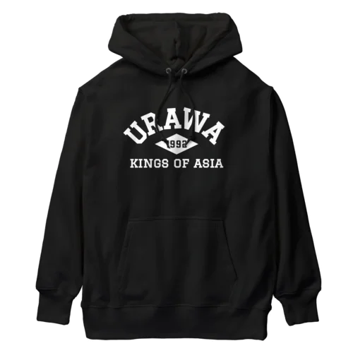 URAWA KINGS OF ASIA カレッジロゴ WH apparel ヘビーウェイトパーカー