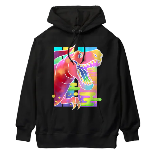 【和風】ティラノサウルス Heavyweight Hoodie