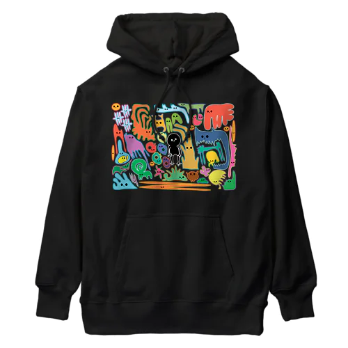 食中毒の時に見る夢 Heavyweight Hoodie