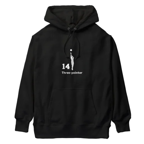 バスケロゴ（スリーポイント） Heavyweight Hoodie