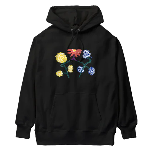 Twin flowers Heavyweight Hoodie