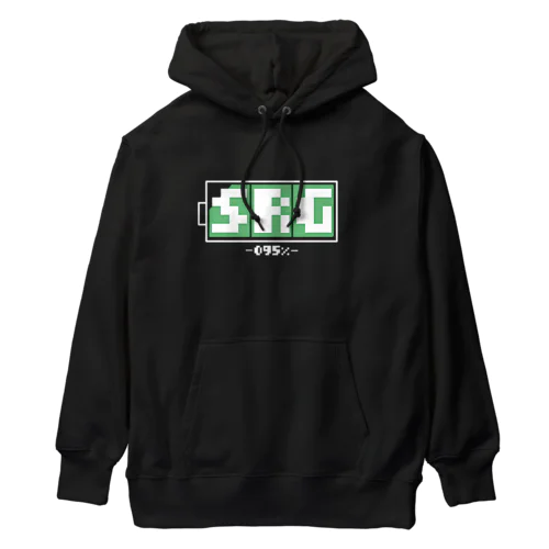 残量095% Heavyweight Hoodie