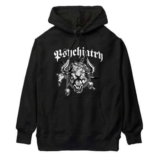 精神障害「Psychiatry」 Heavyweight Hoodie