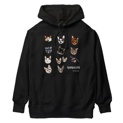 2023　にゃんプチーノ　2期生　白文字バージョン Heavyweight Hoodie