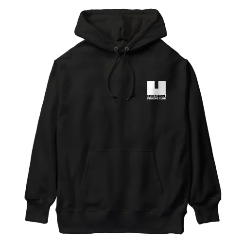 ヘコちゃんねる釣り部 ヘビーウェイトパーカー 凹ロゴ Heavyweight Hoodie