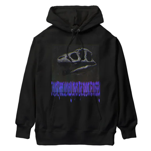 アロサウルス　ブラック Heavyweight Hoodie