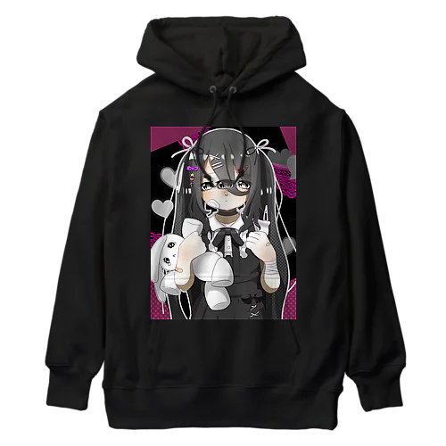 闇病みくぬぎちゃん Heavyweight Hoodie