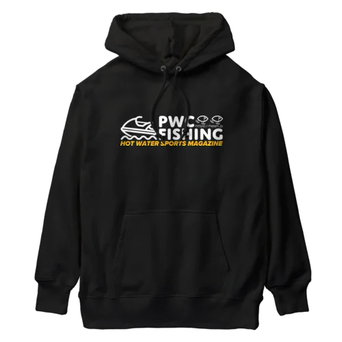 PWC FISHING（白色ロゴ） ヘビーウェイトパーカー