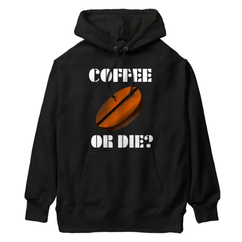 ダサキレh.t.『COFFEE OR DIE?』 ヘビーウェイトパーカー