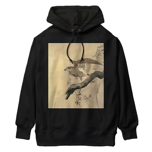 小原古邨　鷹　Ohara Koson / Falcon Heavyweight Hoodie