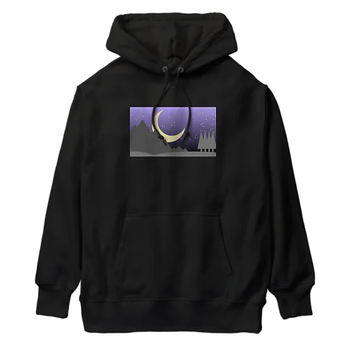 ロッキー山脈の静かな夜 Heavyweight Hoodie