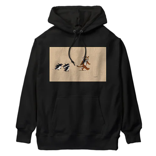 トラちゃんとペンギンたち Heavyweight Hoodie