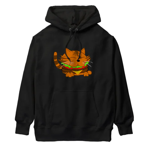 バーガー猫 burger cat Heavyweight Hoodie