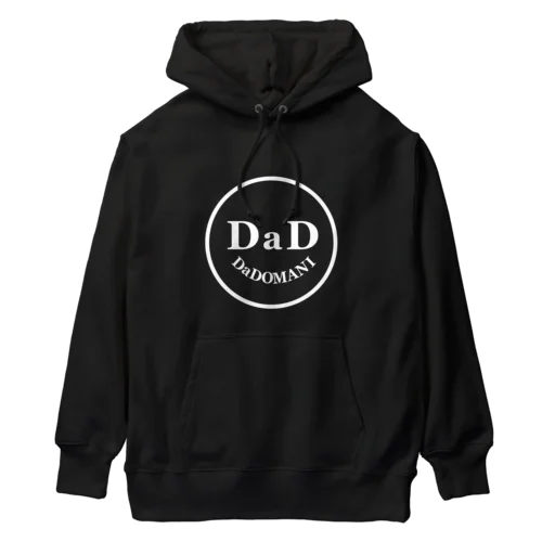 ワンポイントDaDちゃん 顔ロゴ 黒T専用 Heavyweight Hoodie