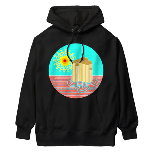 柱状節理 Heavyweight Hoodie